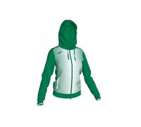 Joma Supernova Sweat-shirt femme à capuche vert/blanc - 100% polyester, zippé S