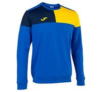 Joma Crew V Sweat, Bleu Roi/Jaune Marine, M Homme