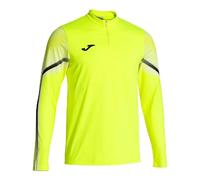 Joma Sweatshirt demi-zip Elite XI jaune fluo et noir L Homme