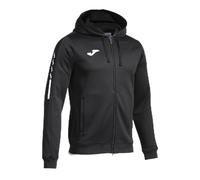Joma - Sweat pour Homme - Olympiade - Capuche - Fermeture éclair, Noir, XL