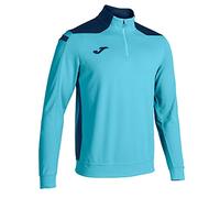 Joma Sweat-Shirt à Capuche Championship VI Turquoise Fluor Navy, L, 101952.013.L