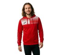 Joma Veste à capuche Eco Supernova zippée Rouge et blanc Homme XL