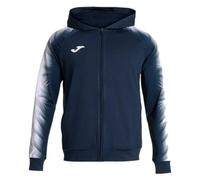 Joma Sweat-shirt zippé Elite XI enfant capuche Bleu 12/14 ans