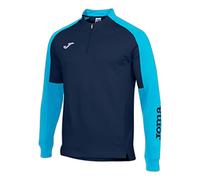 Joma Sweat-Shirt Eco Championship, Bleu Marine/Turquoise Fluo, L Homme