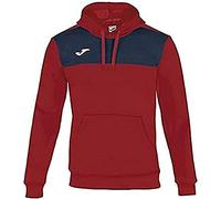 Joma Sweatshirt à Capuche pour Homme, Taille XXL, Rouge/Marine