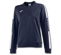 Joma Sweatshirt de Football pour Femme, Taille S, Bleu Marine/Blanc