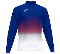Joma Sweatshirt Running pour Homme, Taille S, Bleu Royal/Blanc
