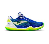 Joma T.Point Men, Chaussures de Tennis pour Homme, Bleu Roi/Jaune Fluo, 43 EU