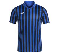 Joma Maillot de football Copa II Homme Col en V Bleu royal/noir 4-6 ans