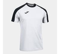 Joma T- Shirt à Manches Courtes Eco Championship, Blanc/Noir, 6XS Homme