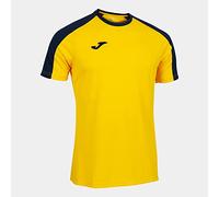 Joma T- Shirt à Manches Courtes Eco Championship, Jaune, Bleu Marine, 6XS Homme
