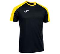 Joma T- Shirt à Manches Courtes Eco Championship, Noir-Jaune, 6XS Homme 4-5 ans