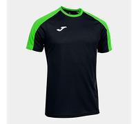 Joma T- Shirt à Manches Courtes Eco Championship, Noir/Vert Fluo, XXL Homme