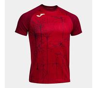 Joma T- Shirt à Manches Courtes Élite IX, Rouge, 4XS Homme