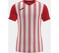 Joma T-Shirt à Manches Courtes Inter II Rouge Blanc T-Shirt Unisexe Adulte