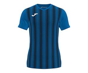 Joma T-Shirt à Manches Courtes Inter II Royal Noir T-Shirt Unisexe pour Adulte