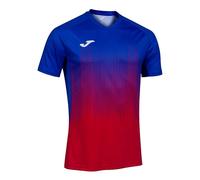Joma T-Shirt à Manches Courtes Tiger IV Noir Corail Fluo pour Adulte