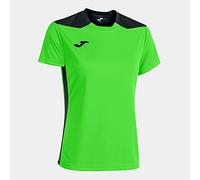 Joma T-Shirt Manches Courtes Championnat VI Fluor Vert Noir, 901265.021.XS