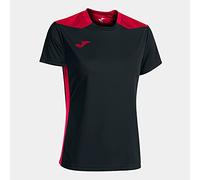 Joma T-Shirt Manches Courtes Championnat VI Noir Rouge, 901265.106.2XS