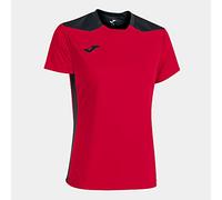 Joma T-Shirt Manches Courtes Championnat VI Rouge Noir, 901265.601.2XL