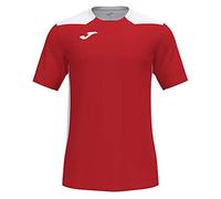 Joma T-Shirt Manches Courtes Championship VI Rouge Blanc, 101822.602.S