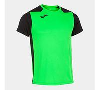 Joma T-Shirt Manches Courtes II Vert Fluor Noir, 102223.021.L