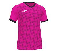 Joma T-Shirt Manches Courtes Supernova III Fluor Rose Noir, 102263.031.2XS