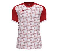 Joma T-Shirt Manches Courtes Supernova III Rouge Blanc, 102263.602.2XS