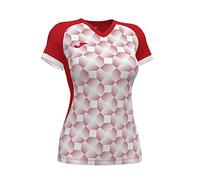Joma T-Shirt Manches Courtes Supernova III Rouge Blanc, 901431.602.XL