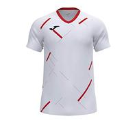 Joma T-Shirt Manches Courtes Tiger III Blanc Rouge, 101903.206.6Xs-5Xs