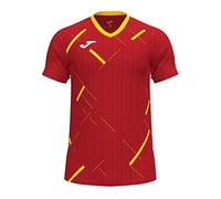 Joma T-Shirt Manches Courtes Tiger III Rouge Jaune, 101903.609.M