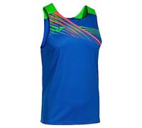 Joma T- Shirt sans Manches Elite X Tee, Royal/Vert Fluorescent, L Homme
