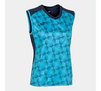 Joma T-Shirt sans Manches Supernova III Bleu Marine Fluor Turquoise, 901444.342.S