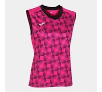 Joma T-Shirt sans Manches Supernova III Rose Fluor Noir, 901444.031.M