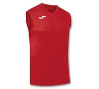 Joma - T-shirt technique unisexe sans manches ,Rouge - 600 ,L
