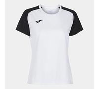 Joma Tee-Shirt Manches Courtes Academy IV Blanc Noir, 901335.201.2XS