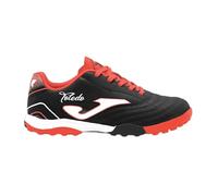Joma ToledoJR Chaussures de Football Unisexes pour Gazon Artificiel Pointure 31-38, Noir, 31 EU