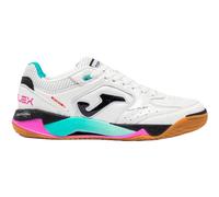 Joma Top Flex Plus IN - Blanc/Noir/Turquoise/Rose - Foot en salle (IC) 45
