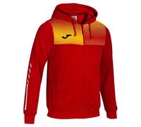 Joma Eco Supernova Full Zip Sweatshirt Rouge M Homme