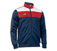 Joma Veste Crew Sweat-Shirt Homme, Marine, Blanc Et Rouge, XS