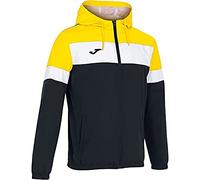 Joma Veste Imperméable pour Homme, Taille 2XL, Noir/Jaune