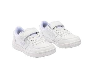 Joma WHARW2202V Chaussures de Sport Blanches pour Enfants, Fermeture en Ruban Textile adhésif et Semelle intérieure en Cuir, idéales pour emmener Le Cole au Quotidien, Blanc, 34 EU