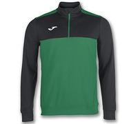 Joma Sweatshirt Winner Half Zip manches longues vert/noir Taille S