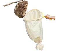 Jomewory Sac Attrape-essaim D'abeilles, Piège À Essaim Piège À Abeilles, Cage À Abeilles avec Base Verrouillable, Recrutement D'abeilles Portable, pour Apiculteur Extérieur, 70 cm x 40 cm