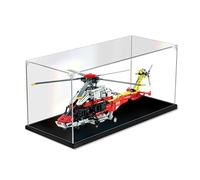 JOMIOD Vitrine en acrylique pour hélicoptère de sauvetage Lego 42145 Technic Airbus H175 - Étanche à la poussière - Compatible avec le modèle Lego 42145 - Sans kit de modèle
