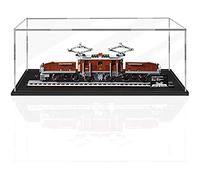 JOMIOD Vitrine en acrylique pour Lego 10277 - Locomotive crocodile - Étanche à la poussière - Compatible avec le modèle Lego 10277 - Sans kit de modèle