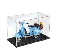 JOMIOD Vitrine en acrylique pour Lego 10298 Vespa 125 - Étanche à la poussière - Compatible avec le modèle Lego 10298 - Sans kit de modèle