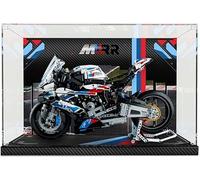 JOMIOD Vitrine en acrylique pour moto Lego 42130 Technic BMW M 1000 RR - Étanche à la poussière - Compatible avec le modèle Lego 42130 - Sans kit (style B)