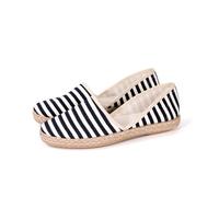 JOMIX Espadrille Femme en Rayures Chaussures Espadrilles Classiques été Mocassin Fabriqué en Espagne
