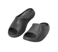 JOMIX Sandales Hommes Unisexe Antidérapantes Chaussons de Douche à Semelle de Massage Sliders d'Été Légers pour Salle de Bain Piscine Plage & Maison MES260089-0 (Noir,42-43)